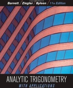 Analytic Trigonometry With Applications 11Th