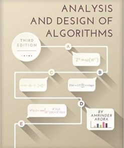 Analysis and Design of Algorithms 3rd ed by Amrinder Arora