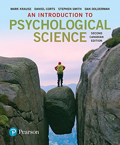 An Introduction to Psychological Science 2nd Canadian