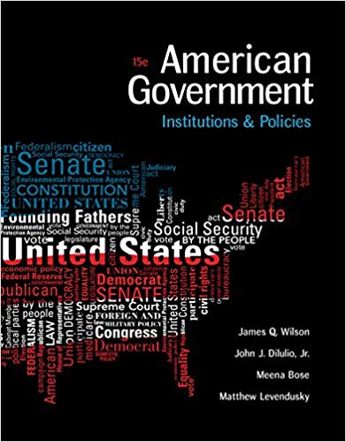 American Government Institutions and Policies 15th