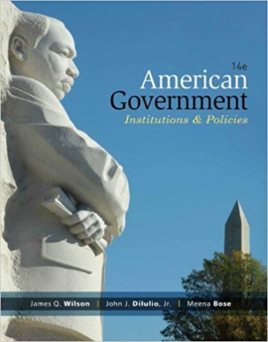 American Government Institutions and Policies 14th