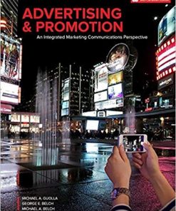 Advertising and Promotion An Integrated Marketing Communications Perspective 6th Canadian by Belch