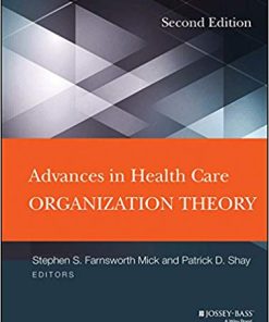 Advances in Health Care Organization Theory 2nd