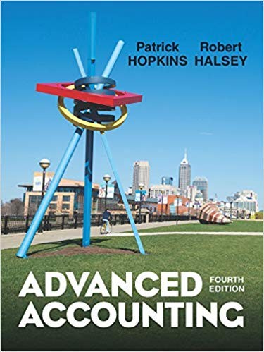 Advanced Accounting 4th by Patrick E Hopkins Robert F Halsey