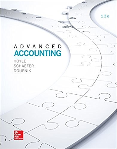 Advanced Accounting 13th by Joe Ben Hoyle