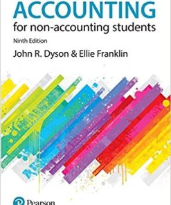 Accounting for NonAccounting Students 9th by John R Dyson