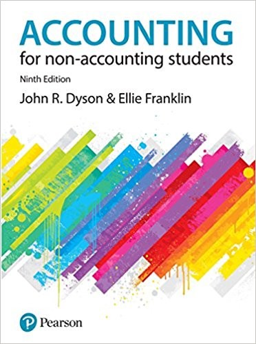 Accounting for NonAccounting Students 9th by John R Dyson