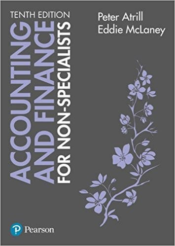 Accounting and Finance for NonSpecialists 10th by Peter Atrill