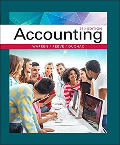 Accounting 27th by Carl S Warren