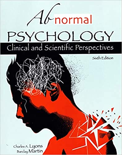 Abnormal Psychology Clinical and Scientific Perspectives 6th