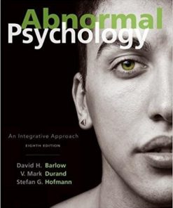 Abnormal Psychology An Integrative Approach 8th