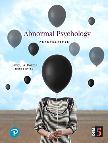 Abnormal Psychology Perspectives 6th Canadian