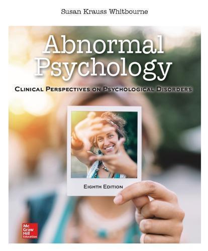 Abnormal Psychology Clinical Perspectives On Psychological Disorders 8Th