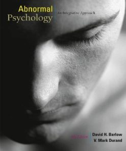 Abnormal Psychology An Integrative Approach 6Th