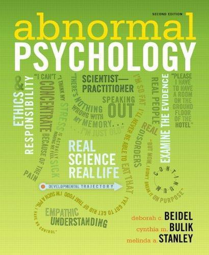 Abnormal Psychology 2Nd