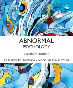 Abnormal Psychology 18th 18E Jill Hooley Matthew Nock