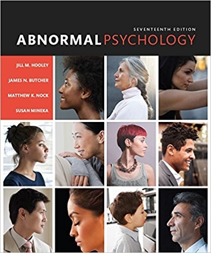 Abnormal Psychology 17th by Hooley