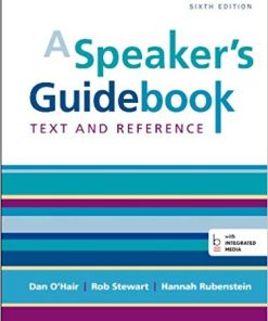 A Speaker8217s Guidebook Text and Reference Sixth