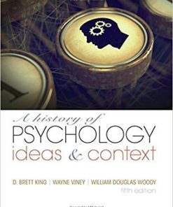A History Of Psychology Ideas ampamp Context 5Th