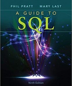 A Guide to SQL 9th by Philip J Pratt