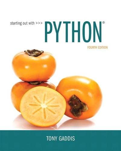 Starting out with Python