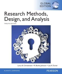 Research Methods Design And Analysis 12Th