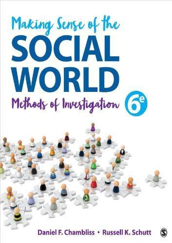 Making Sense Of The Social World 6Th
