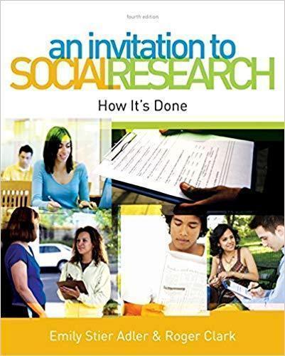 An Invitation To Social Research How Its Done 4Th