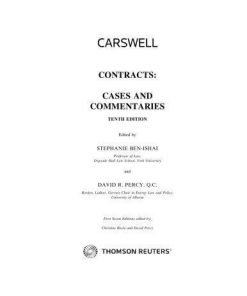 Contracts Cases And Commentaries 10Th