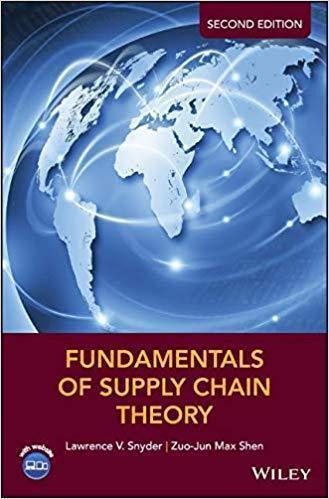 Fundamentals Of Supply Chain Theory 2Nd
