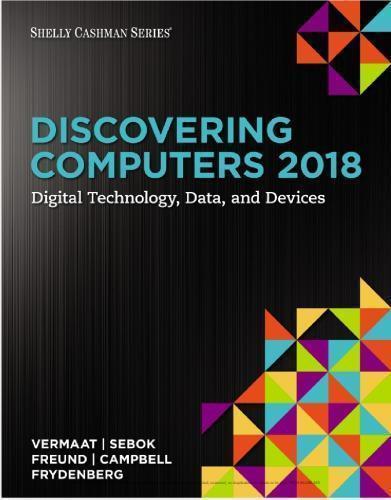 Discovering Computers 2018