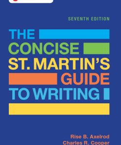 The Concise St Martin8217s Guide to Writing 7th 7E