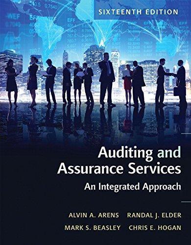 Auditing And Assurance Services 16Th
