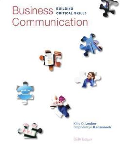 Business Communication Building Critical Skills 6Th