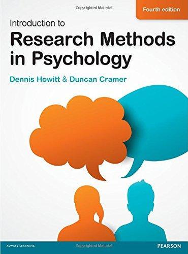 Introduction To Research Methods In Psychology 4Th