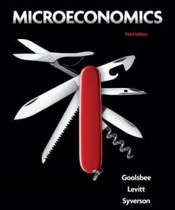 Microeconomics 3Rd Goolsbee Levitt Syverson