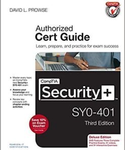 Comptia Security Sy0 401 Cert Guide Deluxe 3Rd 3Rd