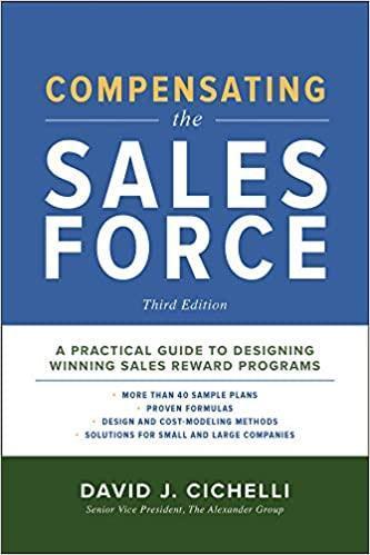 Compensating the Sales Force 3Rd