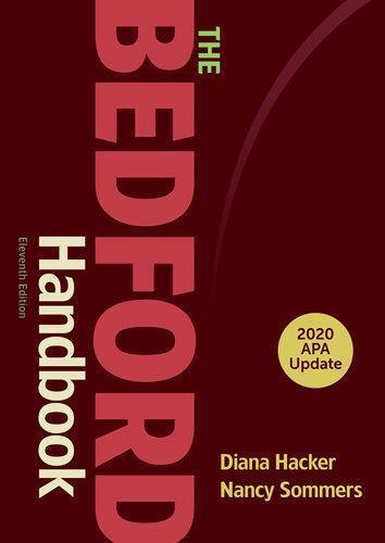 The Bedford Handbook 2020 Apa Update Eleventh 11Th