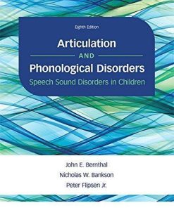 Articulation And Phonological Disorders Speech Sound Disorders In Children 8Th