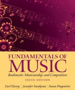 Fundamentals Of Music Rudiments Musicianship And Composition 6Th
