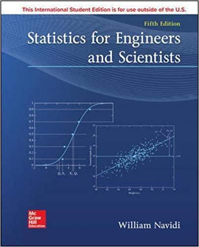 Statistics For Engineers And Scientists 5Th