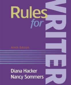 Rules For Writers With Writing About Literature 9Th