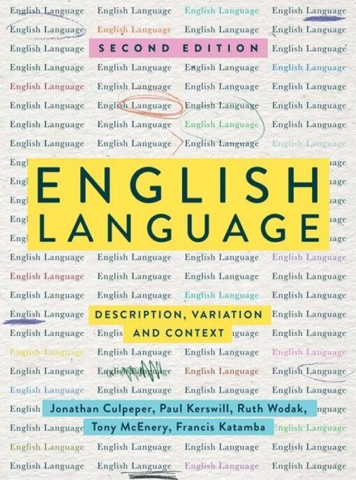 English Language Description Variation And Context 2Nd
