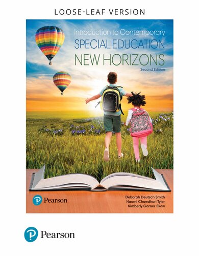 Introduction to Contemporary Special Education New Horizons