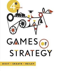 Games Of Strategy 4Th