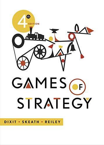 Games Of Strategy 4Th