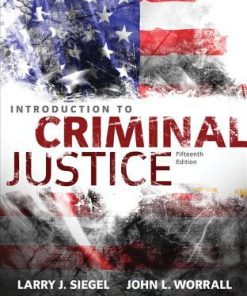 Introduction To Criminal Justice 15Th