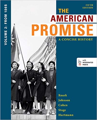 The American Promise A Concise History Volume 2 From 1865 Fifth