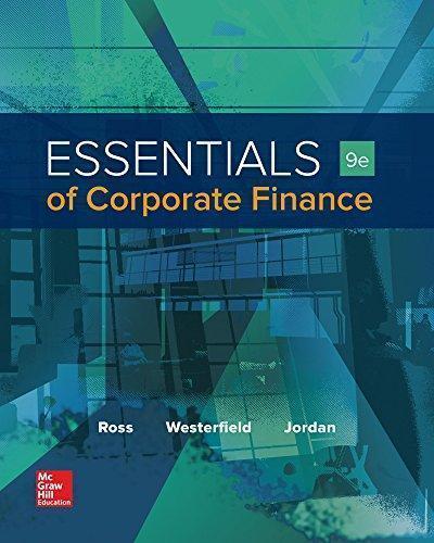 Essentials Of Corporate Finance 9Th